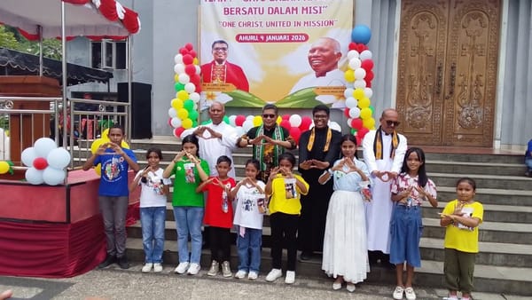 Perayaan Hari Anak Misioner Sedunia ke-183 Tahun dari Ambon Sekami Jadi Terang Dunia