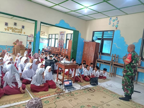 Cegah Masalah Gizi Sejak Dini, Babinsa Karangmojo Sosialisasikan B2SA