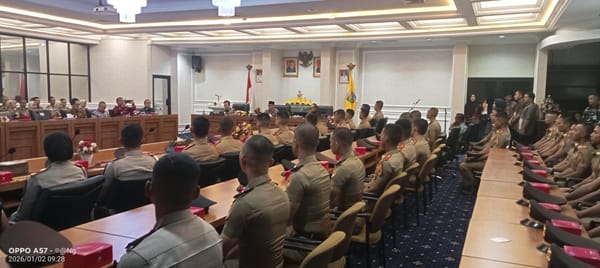 Beraudiensi Dengan 86 Praja & Taruna Asal Lampung, Gubernur Mirza Memotivasi Para Calon Pemimpin Bangsa