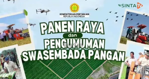 Gubernur Lampung dan Jateng Pagi Ini Ikuti Panen Raya  Secara Virtual dari Pesawaran Lampung