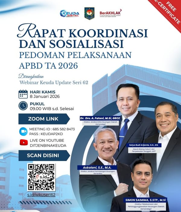 Rapat Koordinasi Pelaksanaan dan Pertanggungjawaban Keuangan Daerah