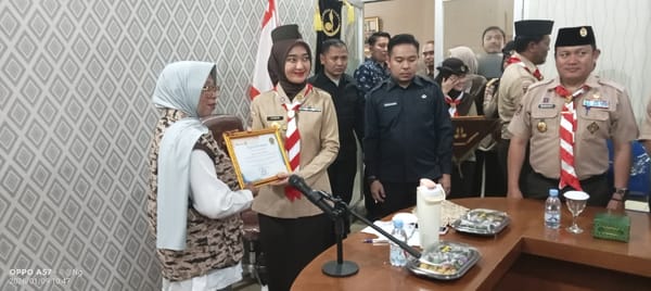 Bumbung Kemanusiaan Kwarda Gerakan Pramuka Lampung Terisi Rp. 432,9 Juta