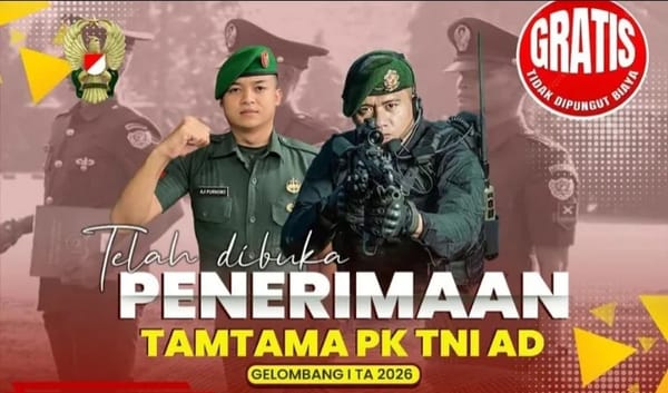 Kodam XXI/RI Buka Penerimaan Calon Tamtama PK TNI AD