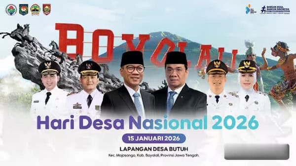 Wakili Gubernur, Kadis PMDT Provinsi Lampung Hadiri Peringatan Hardesnas di Boyolali