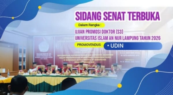 Promovendus Udin : Outdoor Learning Bentuk Karakter Spiritual Skill Peserta Didik