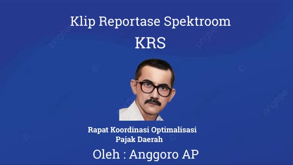Rapat Koordinasi Optimalisasi Pajak Daerah