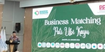 Tujuh Belas  Industri Pati Ubi Kayu di  Lampung dan  51 Calon Pembeli Ikuti Business Matching Pati Ubi Kayu