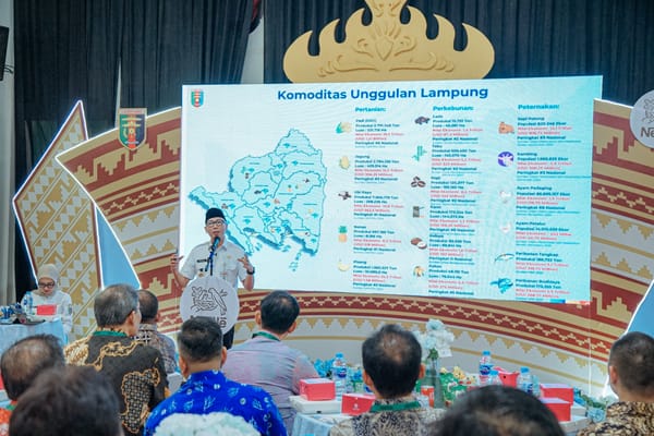 Pemprov Lampung Komitmen Untuk Bangun Ekonomi Daerah Yang Inklusif