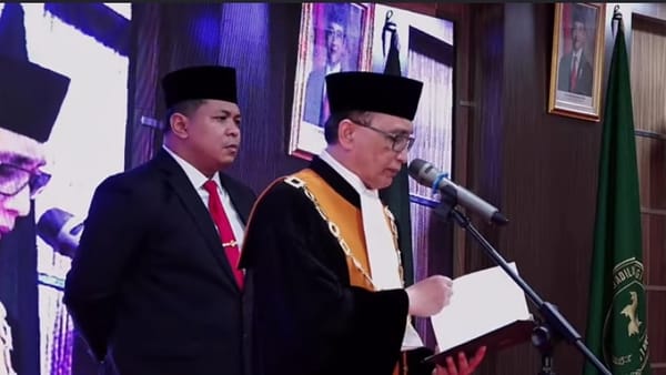 Ketua Mahkamah Agung Sunarto Pimpin Wisuda Purnabakti Ketua Pengadilan Tinggi Agama Bandarlampung