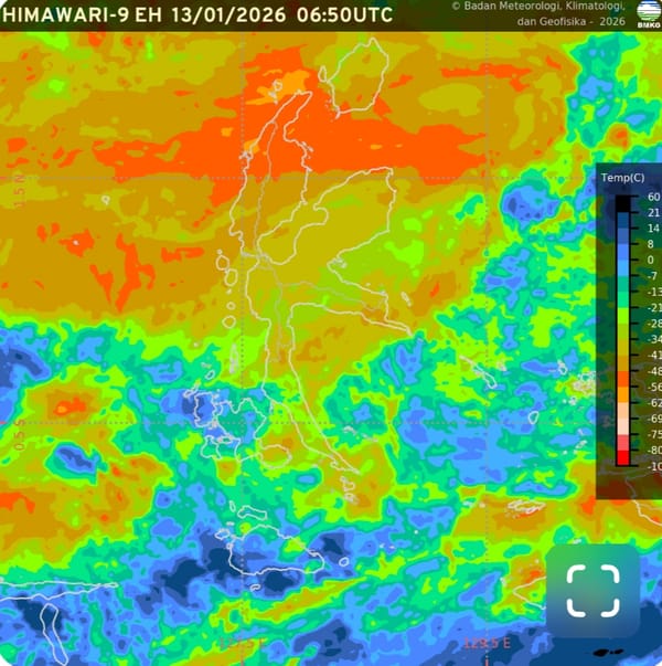 Masyarakat Diminta Waspada Cuaca Ekstrem Masih Mengacam Wilayah Maluku Utara