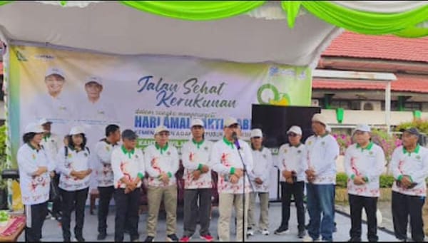 Muhammad Yusi Abdhian : Jalan Sehat Kerukunan Perkuat Kerukunan Umat Melalui Falsafah Huma Betang