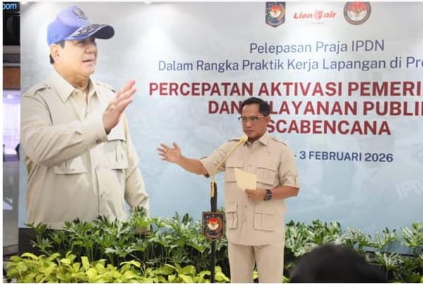 Mendagri Dorong Praja IPDN Pulihkan Pemerintahan di Aceh, Akademisi: Bentuk Sensitivitas Sosial dan Problem Solving