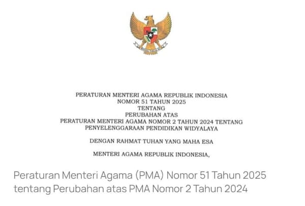 Kemenag Tetapkan Aturan Penegerian Widyalaya Swasta, Akses Pendidikan Hindu Kian Merata