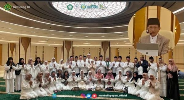 Kepala MAN Balikpapan Ikut Subuh Berjama'ah Bersama Menag RI di Masjid Negara IKN