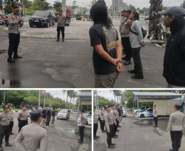 Amankan Rekor MURI Cukur Rambut Massal, Polresta Palangka Raya Mantapkan Pengamanan Sejak Dini