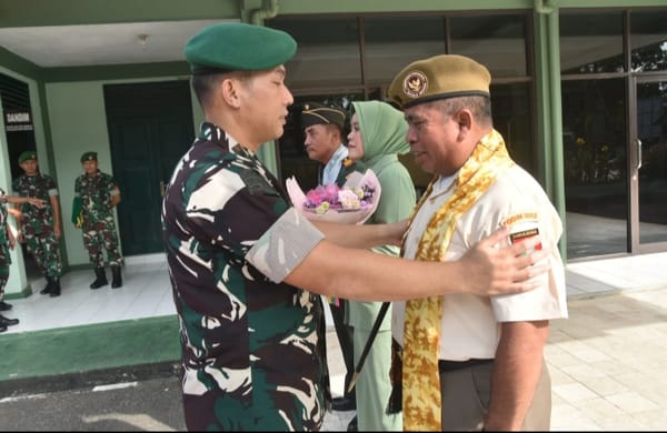 Penuh Haru dan Penghormatan, Kodim 1002/HST Lepas Personel Purna Tugas