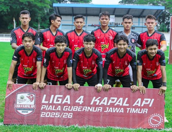 PSMP Lolos Babak 16 Besar Liga 4 Kopi Kapal Api Piala Gubernur Jatim 2025-2026