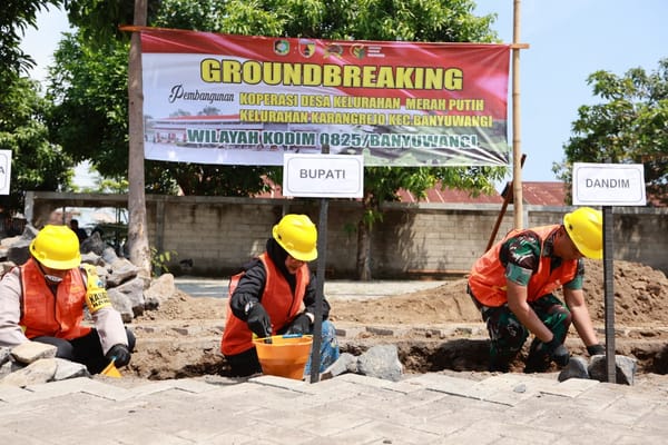 Dukung Program Presiden, Banyuwangi Fasilitasi Aset Kabupaten untuk Kantor Koperasi Merah Putih