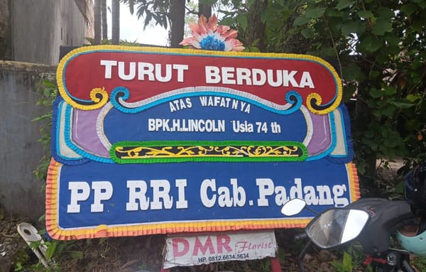 Mantan Ketua PP RRI Padang H. "Alex" Lincoln Wafat, H. Heranof: Kita Kehilangan Sosok Panutan