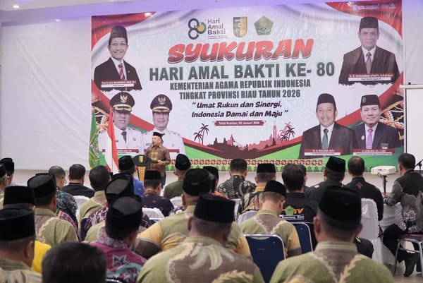 Syukuran Dan Ramah Tamah Sempena Hari Amal Bakti Kemenag Tingkat Provinsi Riau di Kuansing