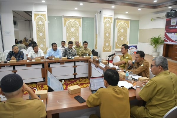 Perkuat Dukungan Tanggap Darurat Bencana, Sekda Aceh Gelar Rapat dengan Dunia Usaha