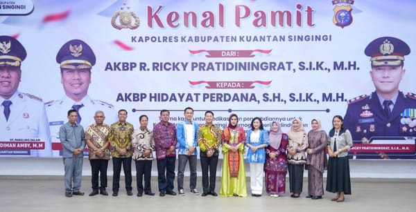 Kenal Pamit Kapolres Kuansing