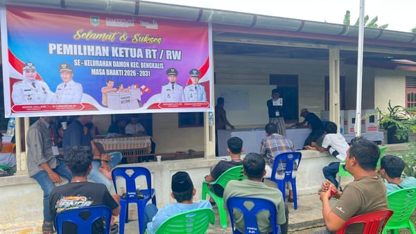 Demokrasi Tingkat Kelurahan Berjalan Sukses, Damon Tuntaskan Pemilihan RT/RW 2026–2031