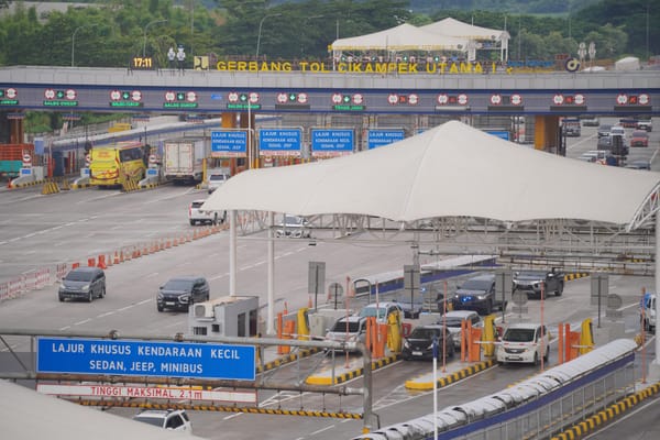 Tol Jasamarga Nusantara Tollroad Regional Division Alami  Peningkatan Saat Libur Panjang Isra Mikraj 2026