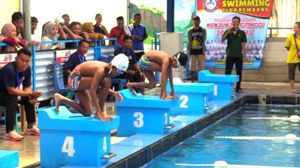 Fun Swimming Puri Berlian Park, Wadah Lahirkan Bibit Perenang Muda Rembang
