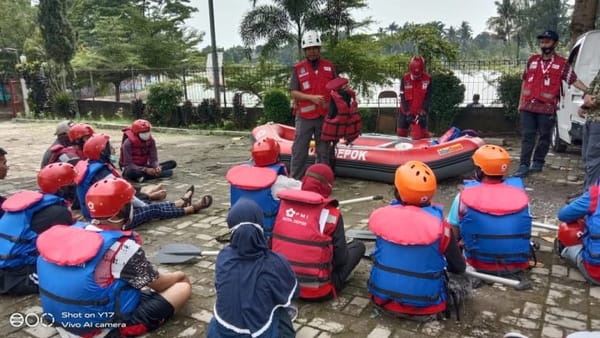 Posko PMI Kota Depok Siaga  24 Jam Hadapi Cuaca Ekstrem