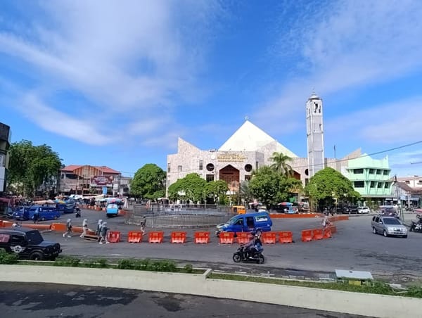 Kawasan Air Mancur Pasar Raya Padang Akan Disulap Jadi “Time Square”