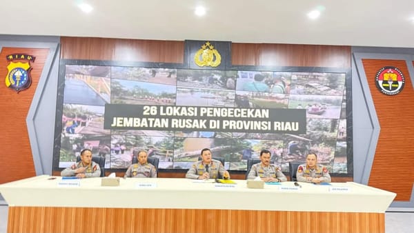 26 Jembatan Bakal Dibangun Polda Riau di Titik Desa Terpencil