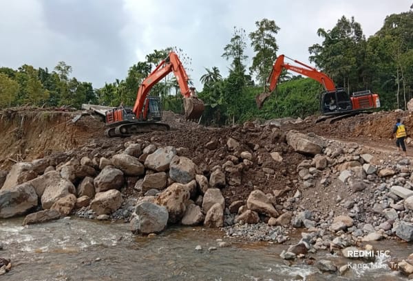 Kementerian PU Gerak Cepat Tangani Banjir Bandang Susulan di Kabupaten Agam