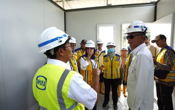 Menteri Dody Tinjau Progres Pembangunan Huntara di Aceh Tamiang