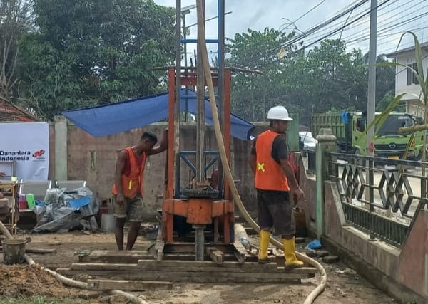 Sumur Bor Air Baku  Disejumlah Kecamatan di Tamiang Hampir Selesai