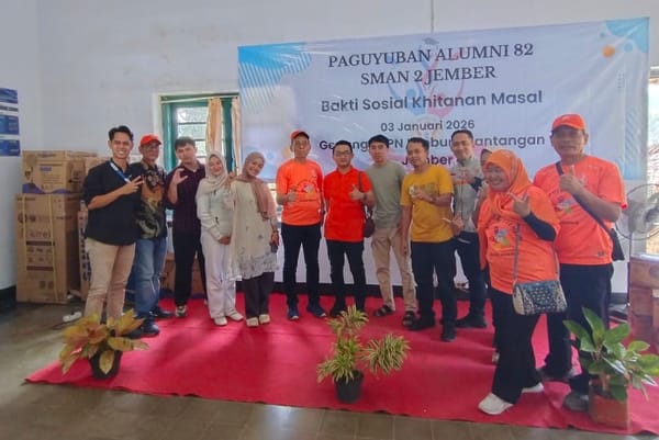 Wujudkan Kepedulian Sosial, Alumni Smada Jember Lakukan Khitanan Massal