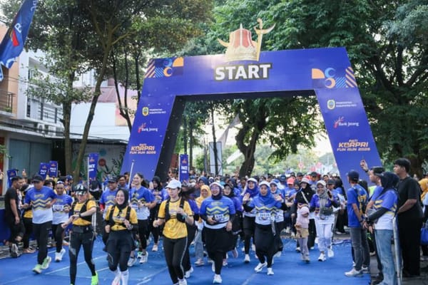 Korpri Fun Run 5K Pupuk Solideritas Melalui Berlari dan Donasi