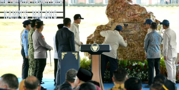 Prabowo Resmikan SMA Taruna Nusantara Malang, Siapkan Kader Pemimpin Masa Depan