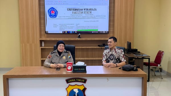 Polres Sumenep Menutup PKL Mahasiswa FH UNIJA