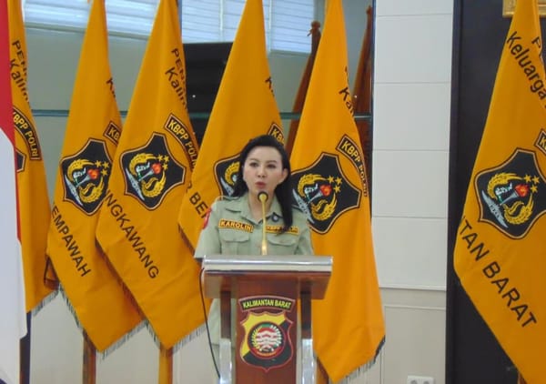 Dari Aula Polda Kalbar, Karolin Bicara Harapan dan Masa Depan Anak-Anak Polri