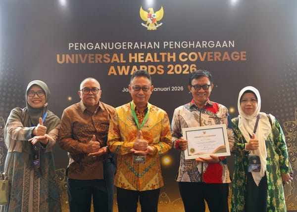 Pontianak Raih Penghargaan UHC Pratama, Kepesertaan JKN Tembus 99,05 Persen