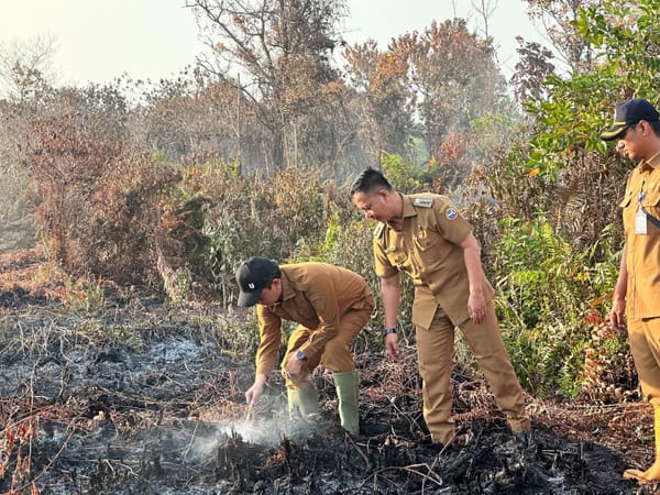 Jejak Asap di Parit H Husin II, Pemerintah Hadir Pastikan Warga Aman