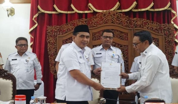 Wagub Taj Yasin Lantik Wabup Pati Risma Ardhi Sebagai Plt Bupati Pati