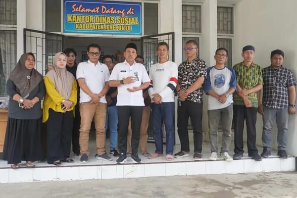 Pasca Aksi Damai, Bupati Jeneponto Kunjungi  Dinas Sosial, Tindak Lanjuti Persoalan PBI JKN