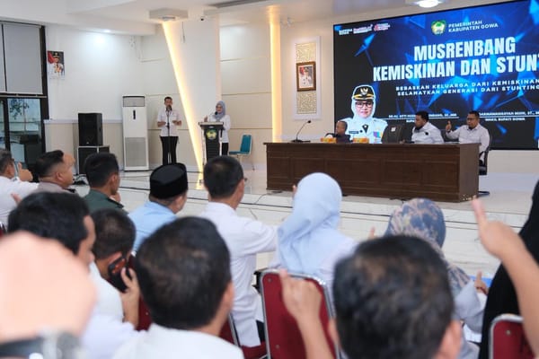 Gowa fokus Tekan Angka Kemiskinan Penanganan Stunting