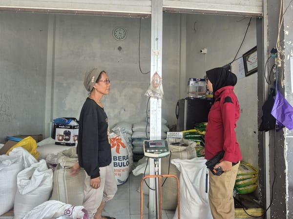 Sidak Empat Pasar, Satgas Pangan Parepare pastikan Harga Beras Stabil