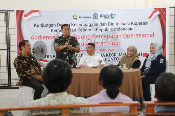 Sambut Deputi Kemenkop RI, Dandim 1425/ Jeneponto Tegaskan Komitmen Kawal Program KDKMP