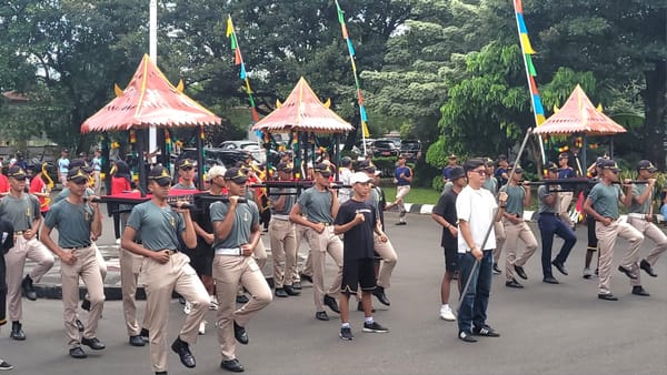 Persiapan Prosesi Kirab Pusaka Hari Jadi Banyumas ke-455