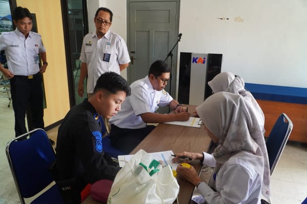 Jelang Lebaran Masinis hingga Polsuska di Daop 5 Dites Narkoba