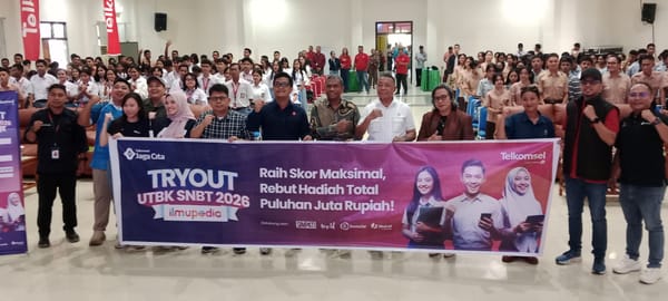 500 Siswa Ambon Ikuti Try Out UTBK SNBT 2026, Telkomsel dan Pemkot Perkuat Literasi Digital
